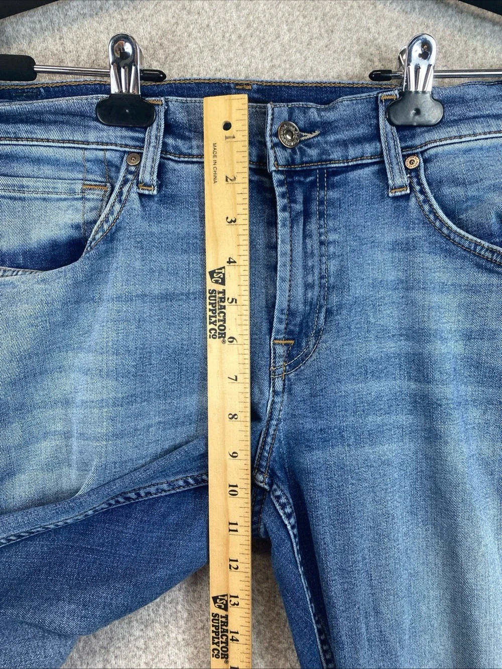 7 For All Mankind Slimmy Jeans Mens 33 Stretchy Mid Rise Denim Basics Slim Fit